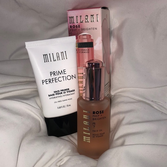 Milani Other - Milani Hydrating Face Primer & Rose Face Oil Duo